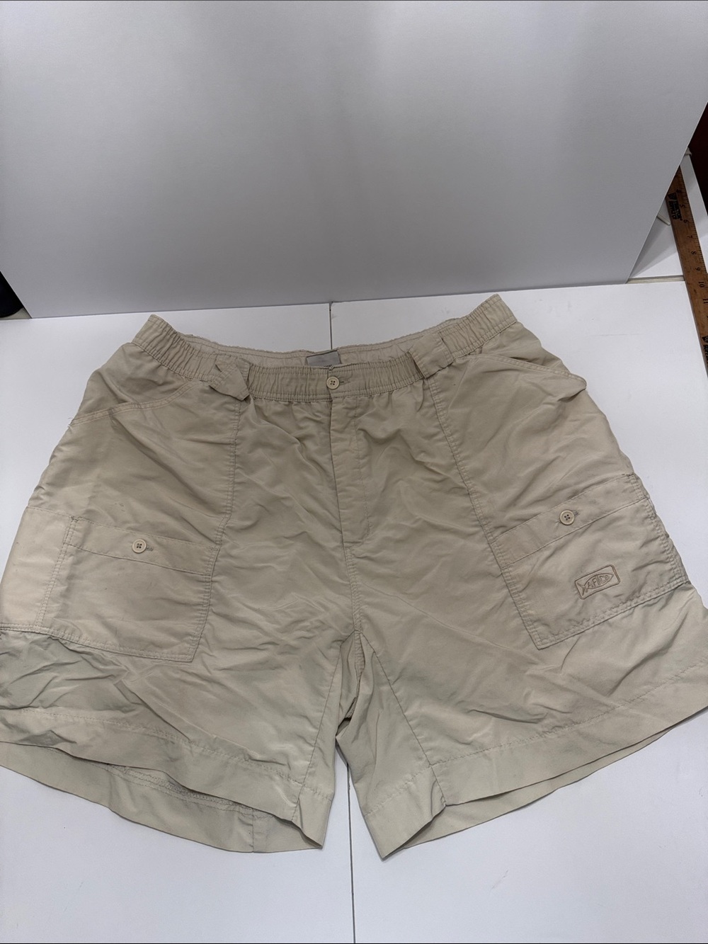 AFTCO Men’s Khaki Utility Cargo Shorts for Women